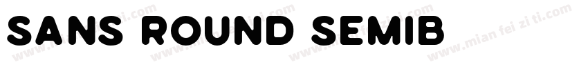 Sans Round Semib字体转换